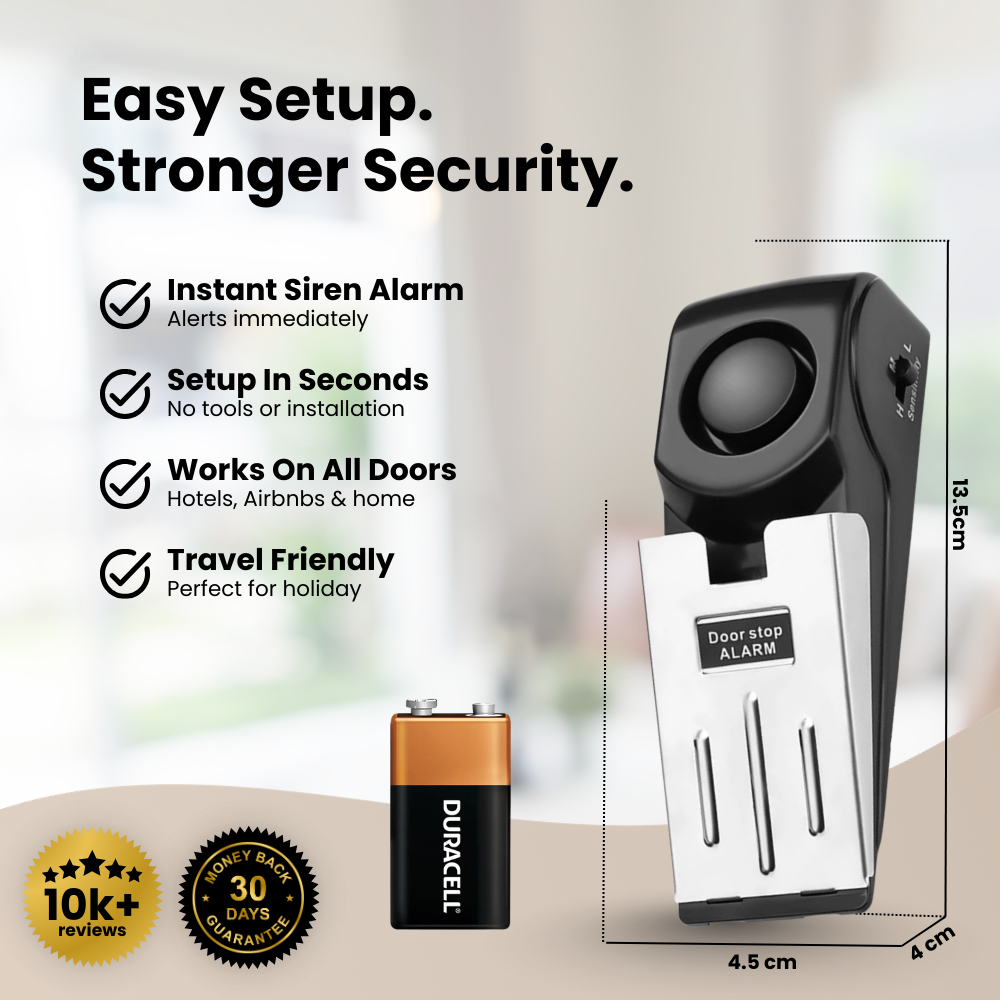 SafeStay - The Smarter Travel Door Alarm